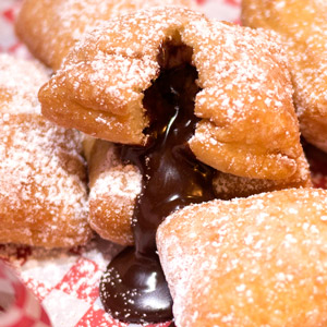 House Doughnuts with Nutella Filling