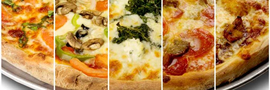 Slideshow graphic: Photos of Rocco's pizzas