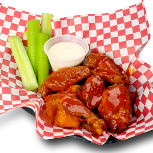 5 Piece Rocco's Famous Wings (Buffalo or BBQ)